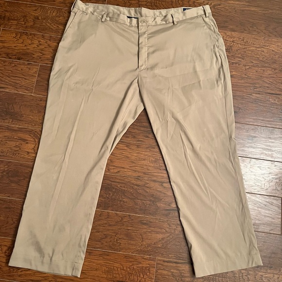 Polo Ralph Lauren Performance Men’s Size 46B X 30 Chino Khaki Pants **Flaws** - Picture 1 of 14